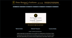 Desktop Screenshot of peterrenneysfashions.com