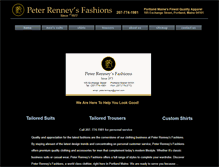 Tablet Screenshot of peterrenneysfashions.com